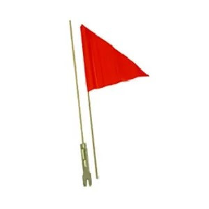 SAFETY FLAG  2 Pieces, 60"/1.5m Length, Fibreglass  ORANGE