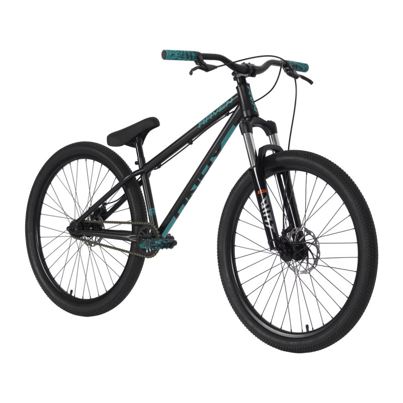 2026 Raven 26 Onyx Dirt Jumper Black Teal 26"