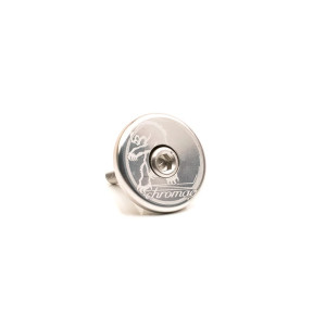 Chromag Top Cap CNC machined with timeless bear graphic