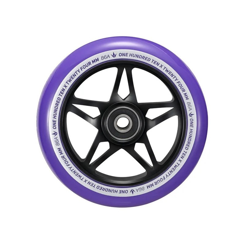 Envy S3 110mm Wheels Black/Purple