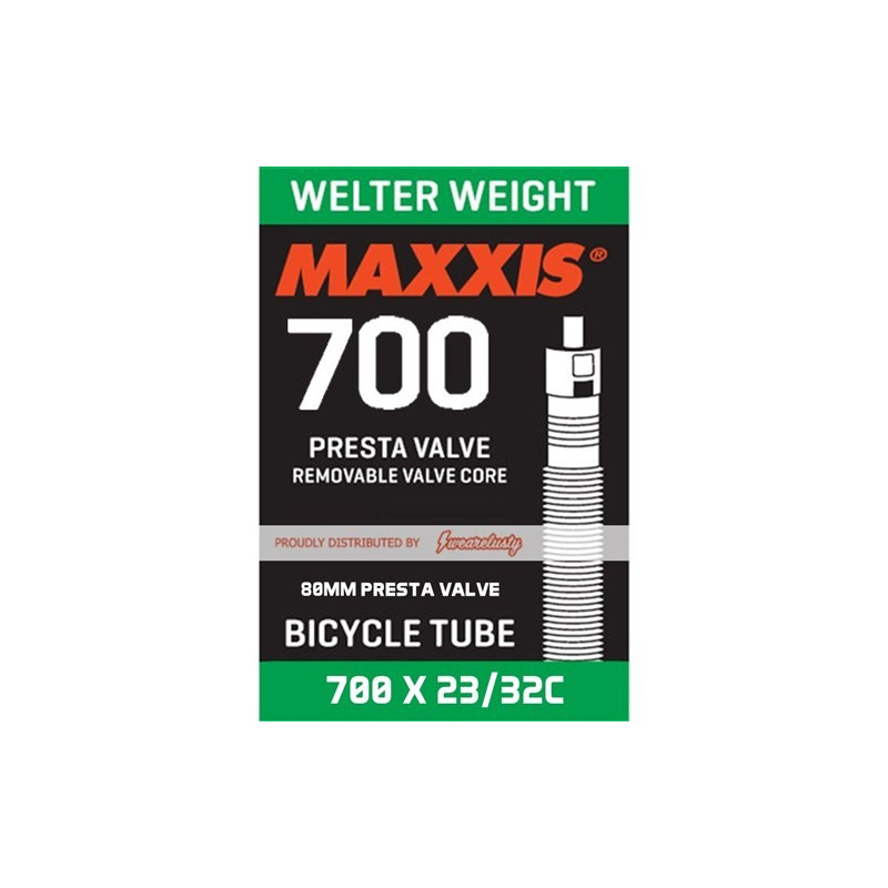 MAXXIS TUBE WELTER WEIGHT 700 X 23/32C PRESTA FV SEP 80MM