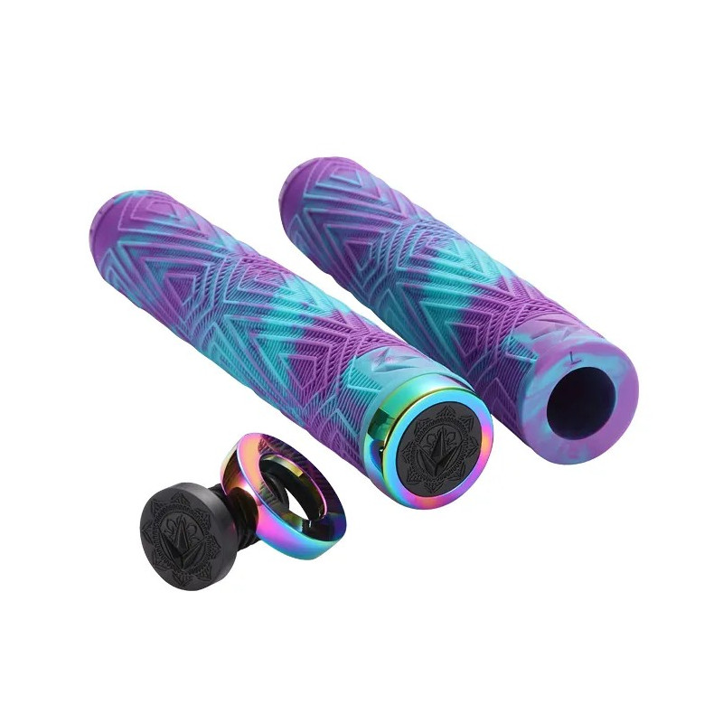 Will Scott Hand Grips - Purple / Teal