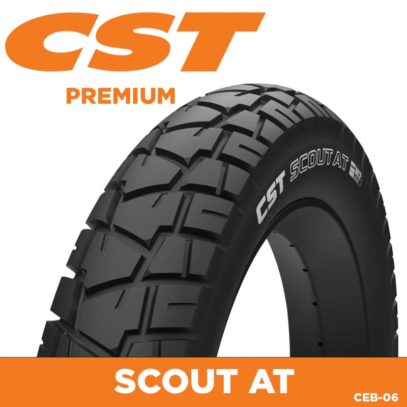 CST Scout AT E bike tyre- 20x4.0 Wire 60 TPI