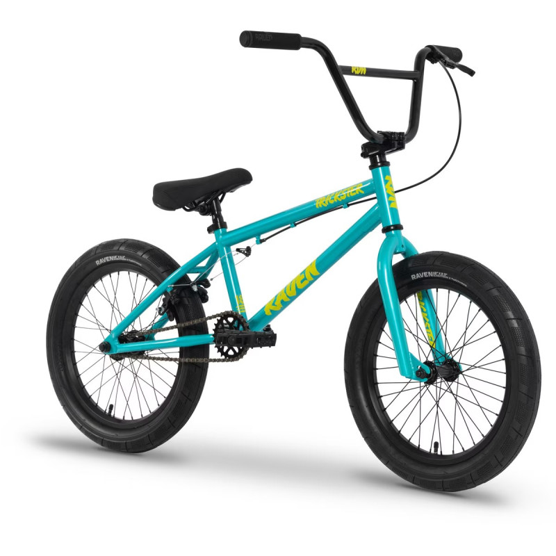 Raven Trickster 18'' BMX Bike Solar Aqua