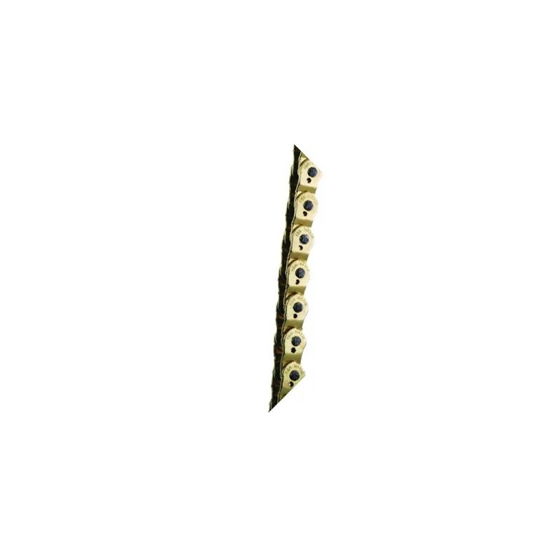 CHAIN - Half Link, 1/2 x 1/8 x 102L, Reinforced Top Plate & Solid Pins, GOLD (YBN MK-918)