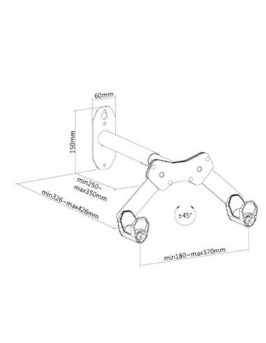 BIKE RAKZ - EZI HANG Black