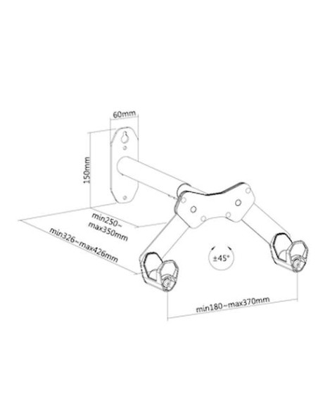 BIKE RAKZ - EZI HANG Black