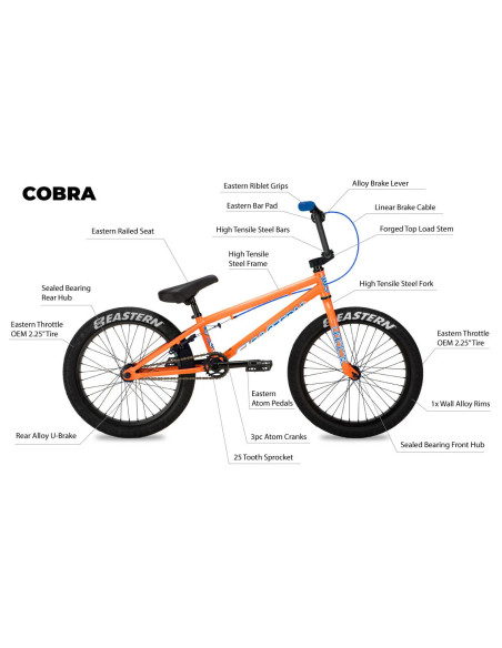 Eastern Cobra 20.0"TT Orange