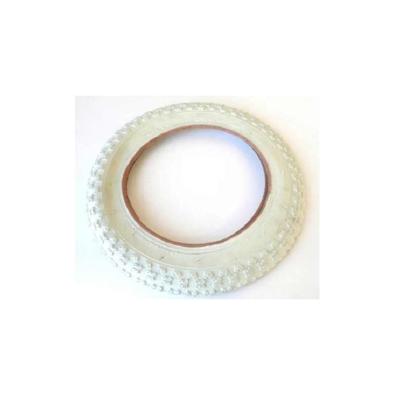 TYRE  16 x 2.125 WHITE BMX (57-305)