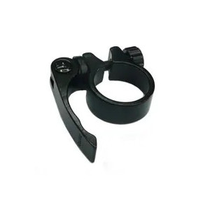 Seat clamp with seat bolt Q/R alloy, 34.9mm, black