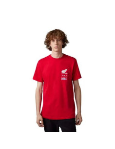 Youth Fox X Honda SS Tee Flame Red