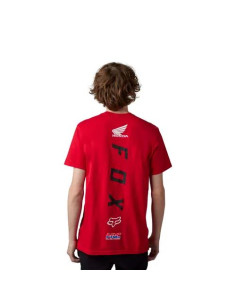 Youth Fox X Honda SS Tee Flame Red 2