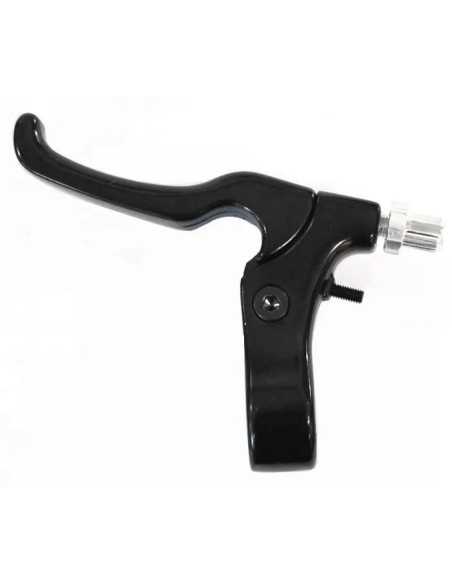 BRAKE LEVER - LEFT Caliper Brake, 2 Finger Type, Alloy, BLACK (Left Hand Only)