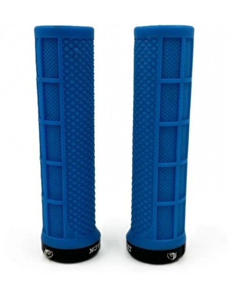 JB Staple Lock On Grips Blue/Black